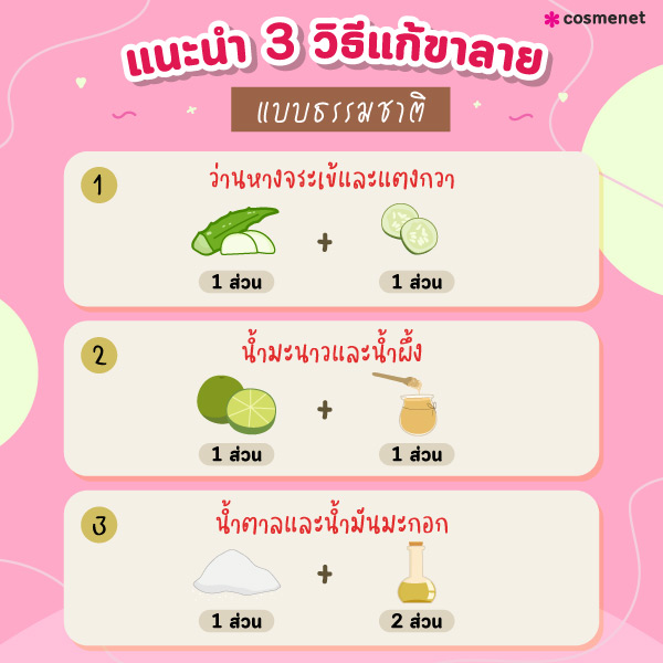 สูตรแก้ขาลาย