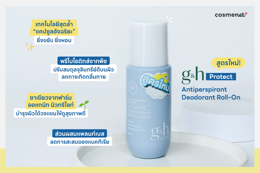 กิจกรรม :: ชวนยิ่งขยับยิ่งหอมกับ g&h Protect Antiperspirant Deodorant Roll-On สูตรใหม่!