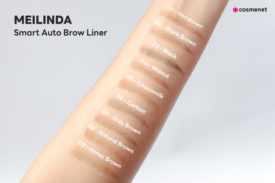 ดินสอเขียนคิ้ว Meilinda Smart Auto Brow Liner