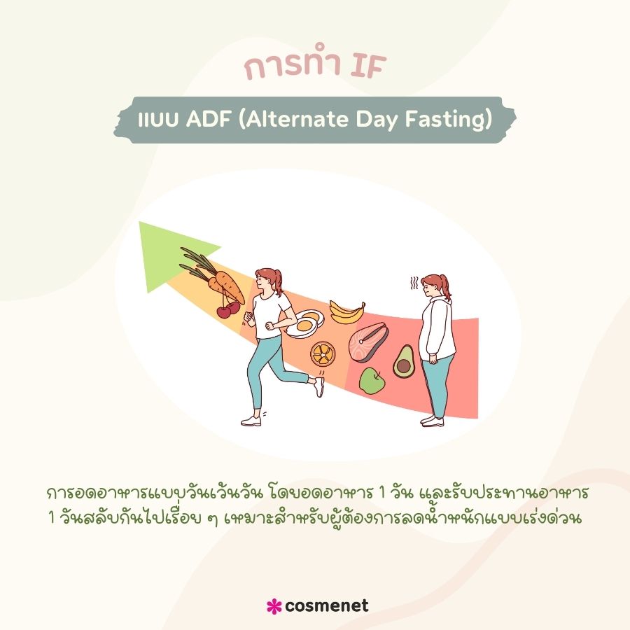 การทำ IF แบบ ADF (Alternate Day Fasting)