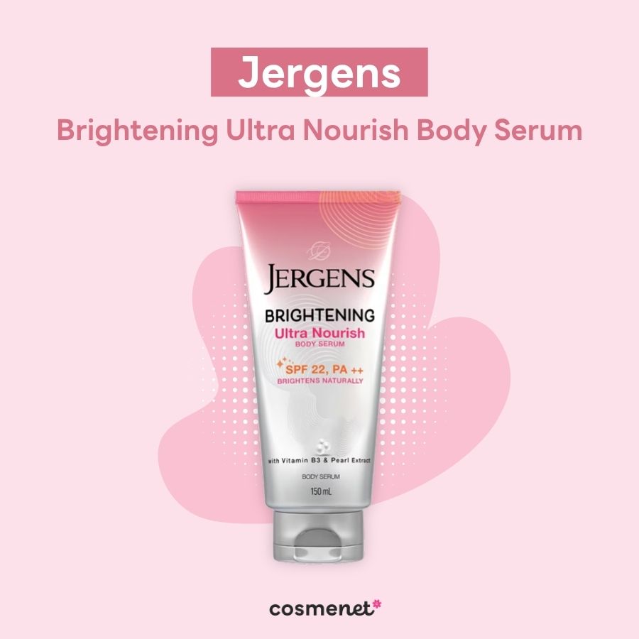 โลชั่นผิวขาว Jergens Brightening Ultra Nourish Body Serum
