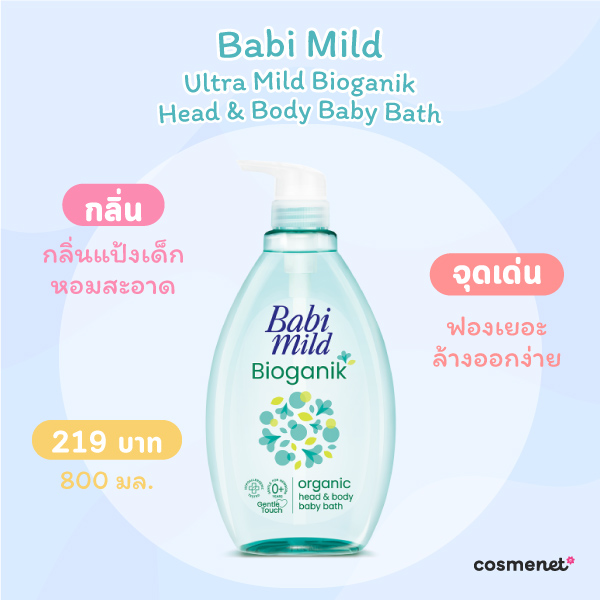  สบู่อาบน้ำเด็ก Babi Mild