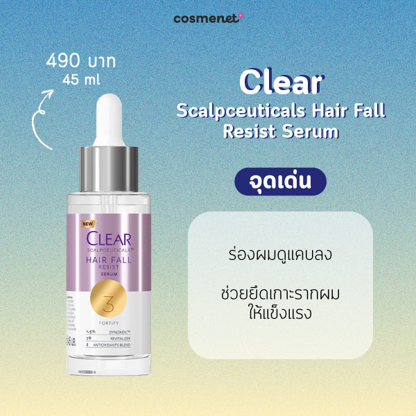 แฮร์เซรั่ม Clear