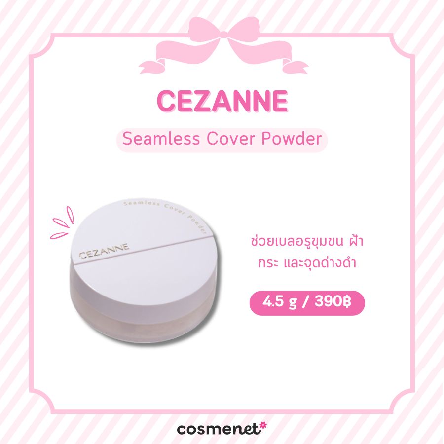 แป้งเบลอรูขุมขน CEZANNE Seamless Cover Powder