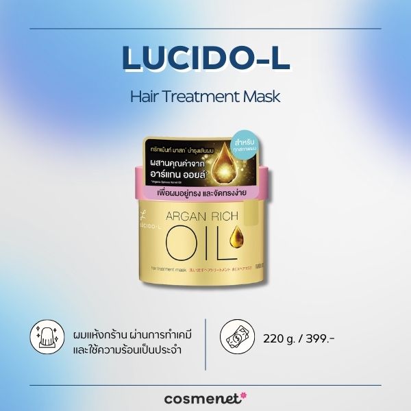 LUCIDO-L Hair Treatment Mask