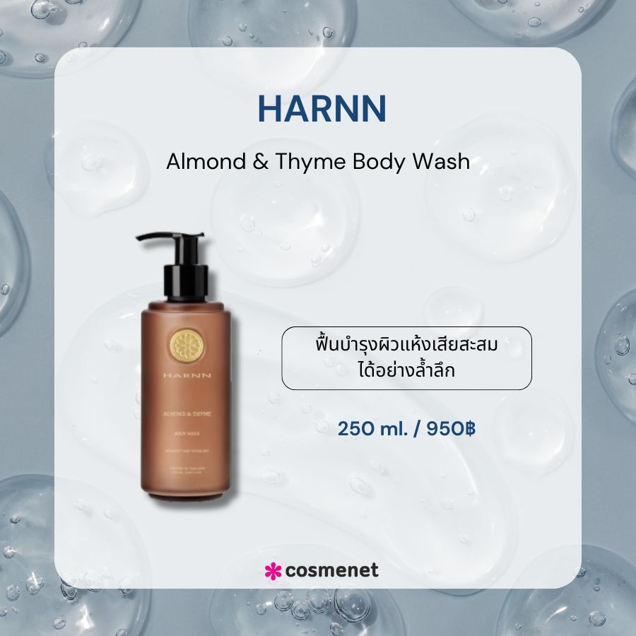 HARNN Almond & Thyme Body Wash