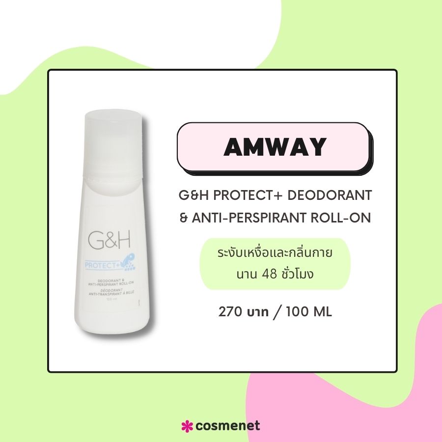 Amway G&H PROTECT+ Deodorant & Anti-Perspirant Roll-On