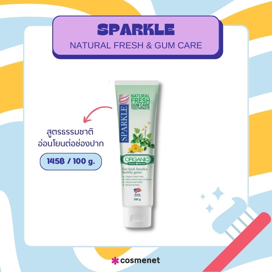 Sparkle Natural Fresh & Gum Care