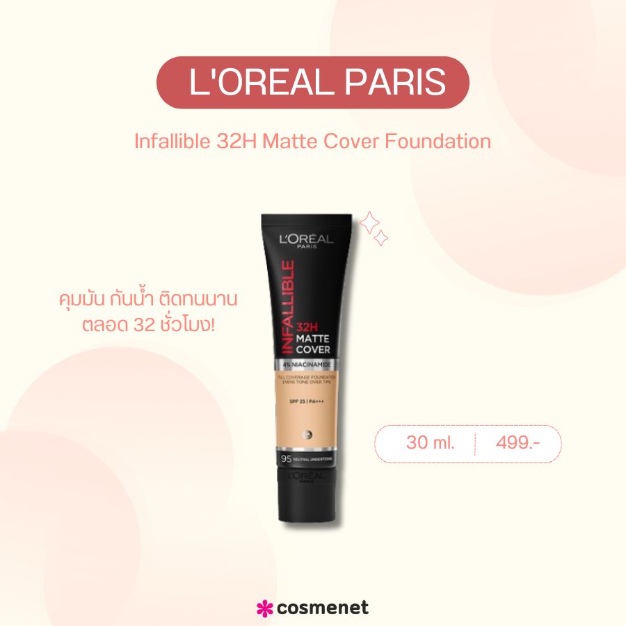 L'OREAL PARIS Infallible 32H Matte Cover Foundation