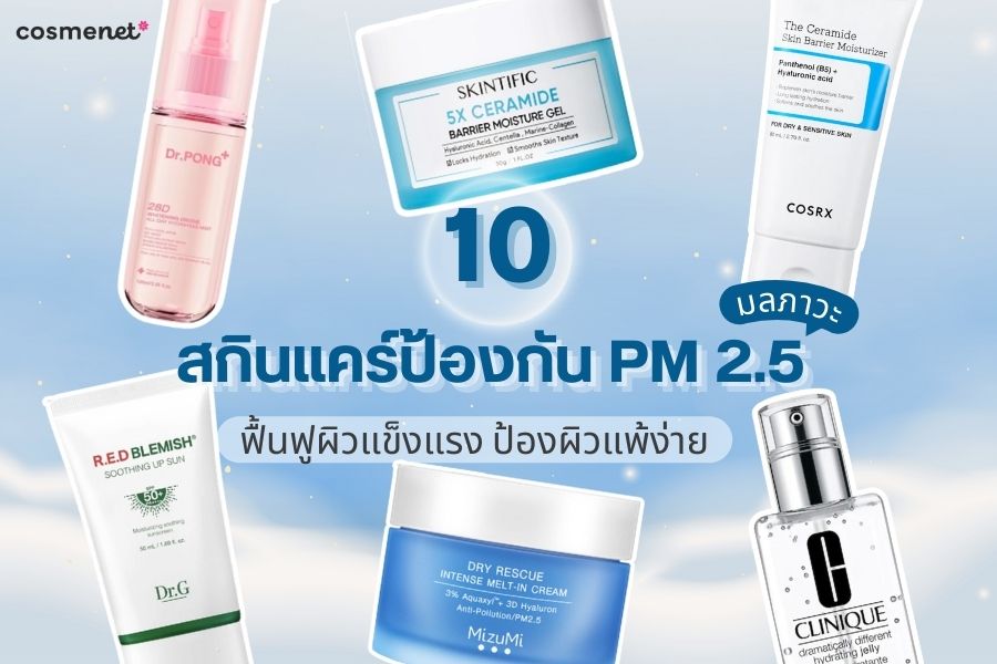 สกินแคร์ป้องกัน pm2.5