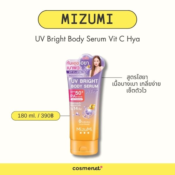MizuMi UV Bright Body Serum Vit C Hya