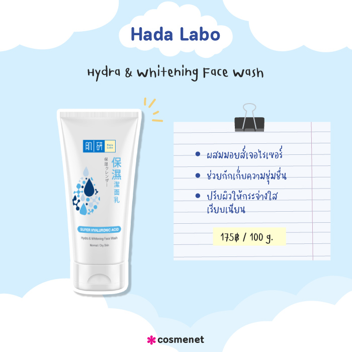 HADA LABO Hydra & Whitening Face Wash