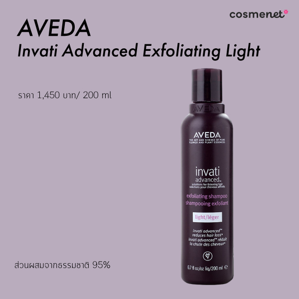 แชมพูลดผมร่วง AVEDA Invati Advanced Exfoliating Light