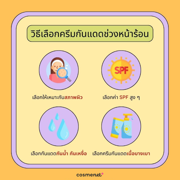 10 กันแดดกันน้ำ ยี่ห้อไหนดี กันเหงื่อ กันเหงื่อ ทาไปทะเลได้ไม่มีเยิ้ม วิธีเลือกครีมกันแดดช่วงหน้าร้อน