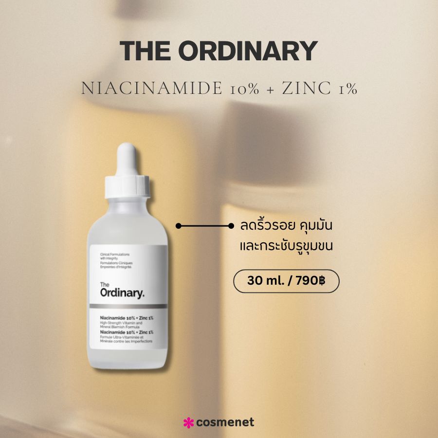 The Ordinary Niacinamide 10% + Zinc 1%