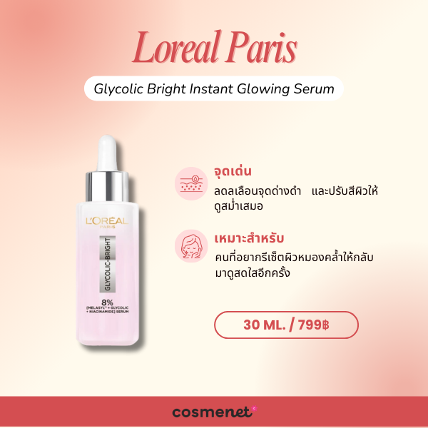 Loreal Paris Glycolic Bright Instant Glowing Serum