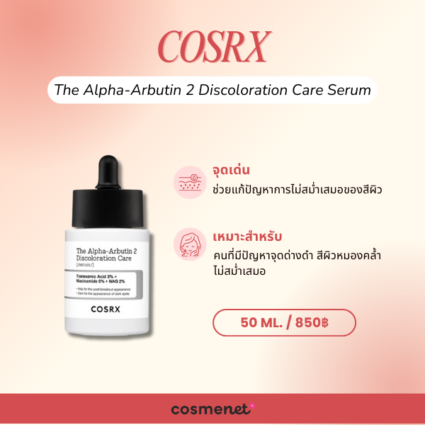 COSRX The Alpha-Arbutin 2 Discoloration Care Serum