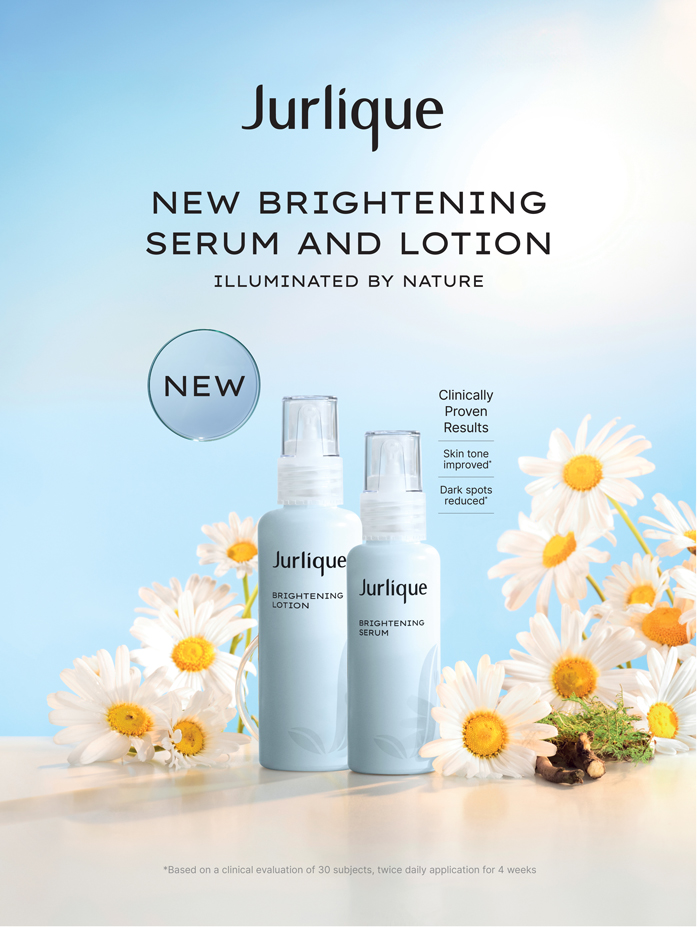 Jurlique เปิดตัวผลิตภัณฑ์ใหม่ Brightening Serum and Lotion เผยผิวโกลว์ แลดูสุขภาพดีอย่างเป็นธรรมชาติ