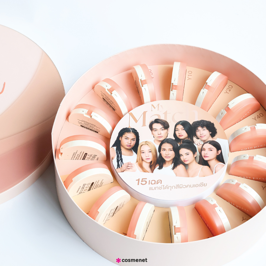 แป้งผสมรองพื้น Cute Press My Match Foundation Powder SPF35 PA+++