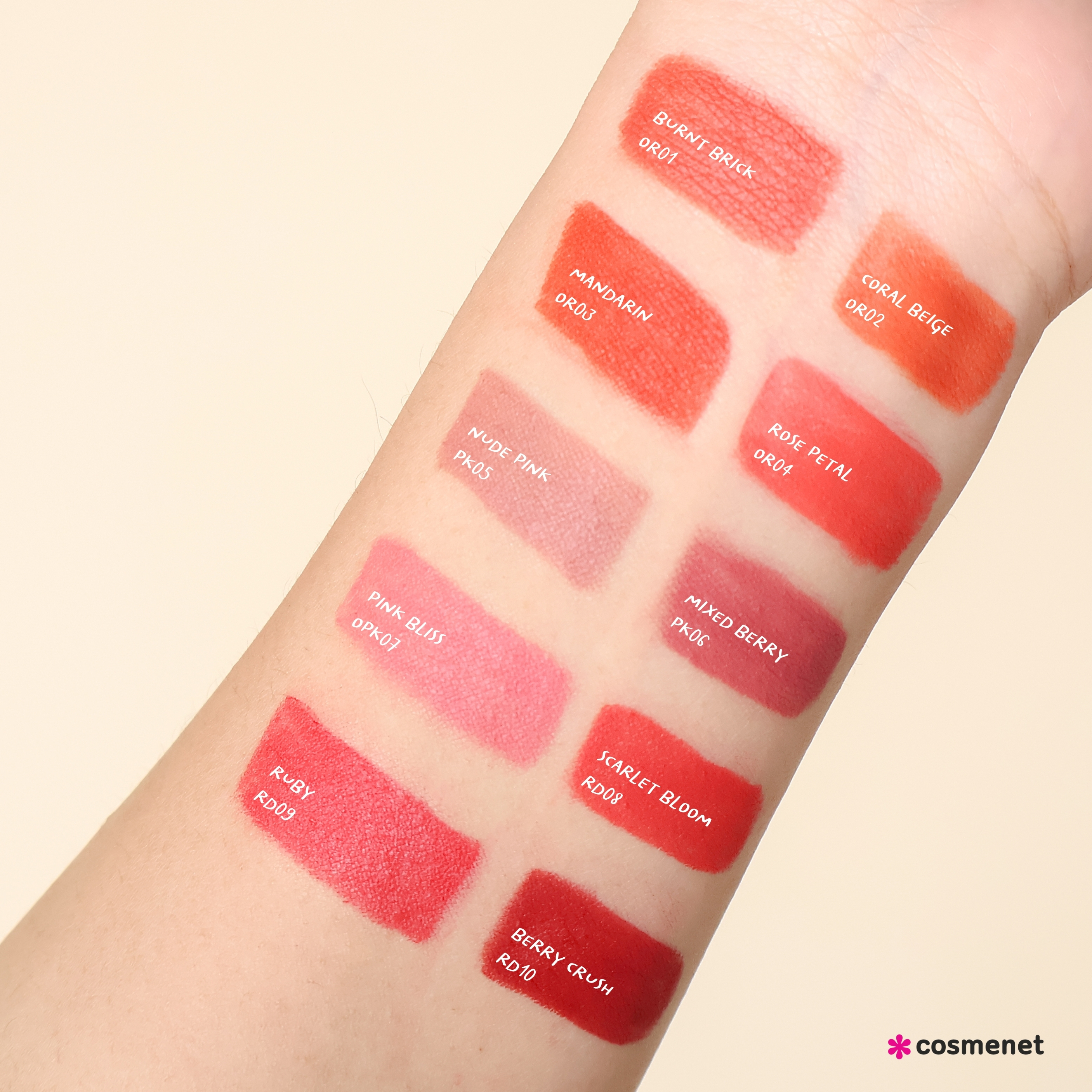 ลิปสติก Cute Press Wave Up Hydro Matte Lipstick