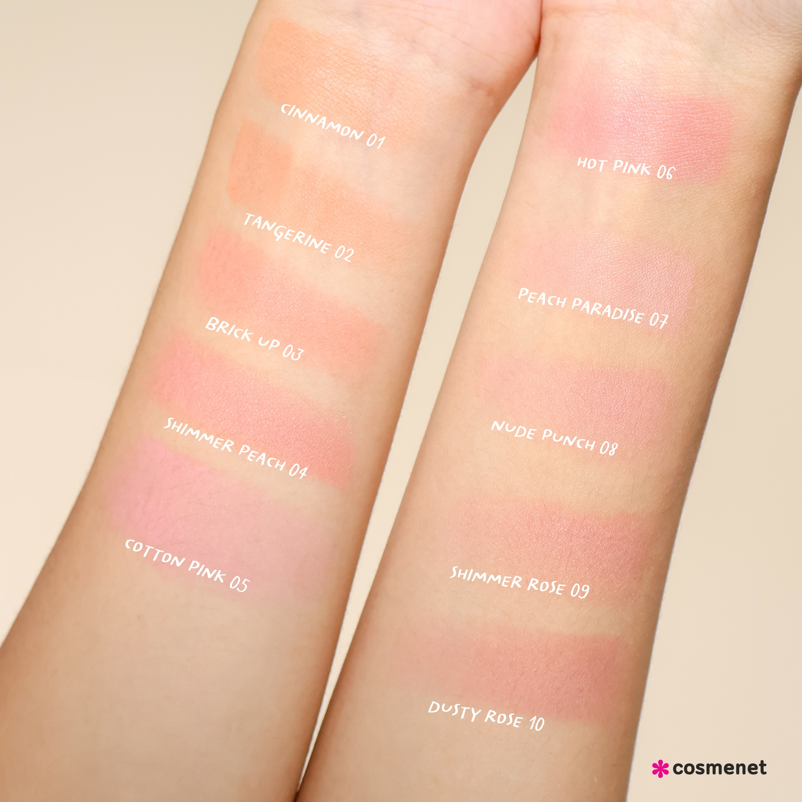 บลัชออน Cute Press Wave Up Power Fix Blush