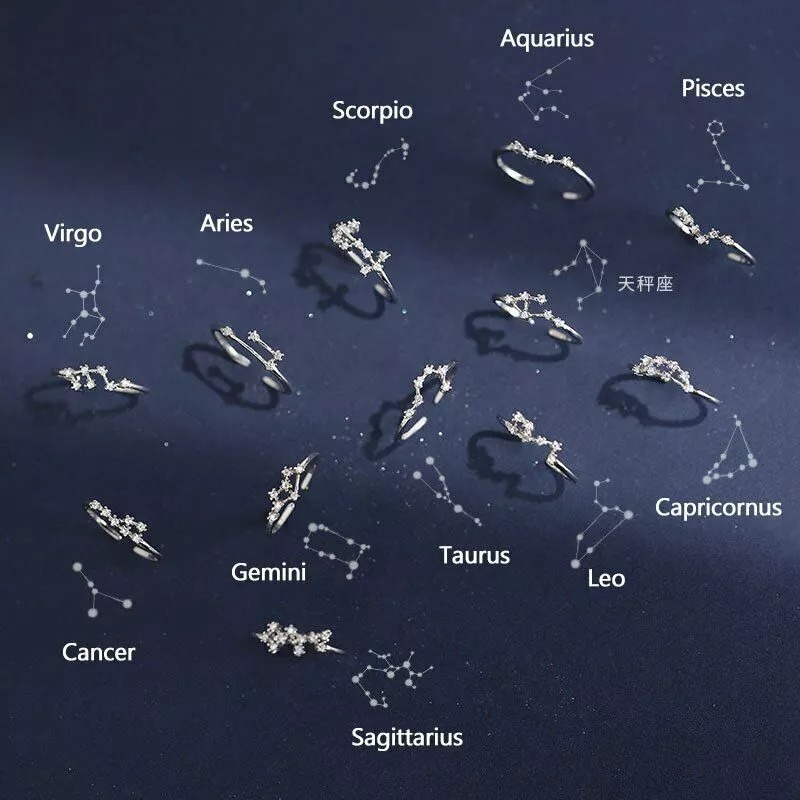 แหวนรูปดวงดาวประจำราศีเมษ