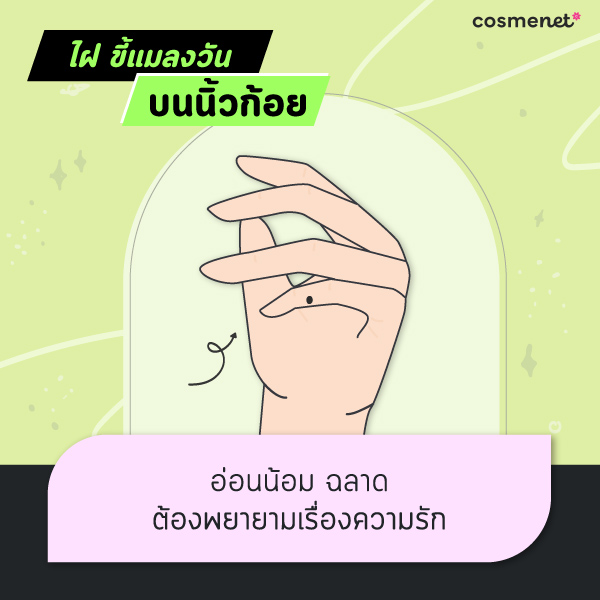 ทำนาย ไฝ ขี้แมลงวันที่มือ ขี้แมลงวันจุดไหนดีไม่ดี