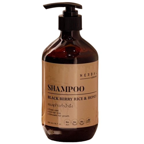 HERBAL GROUND Black Berry Rice And Honey Shampoo