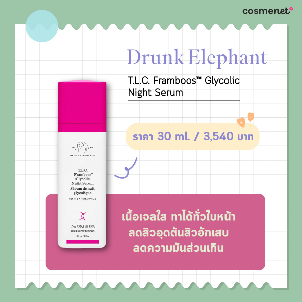 ครีมรักษาสิว Drunk Elephant