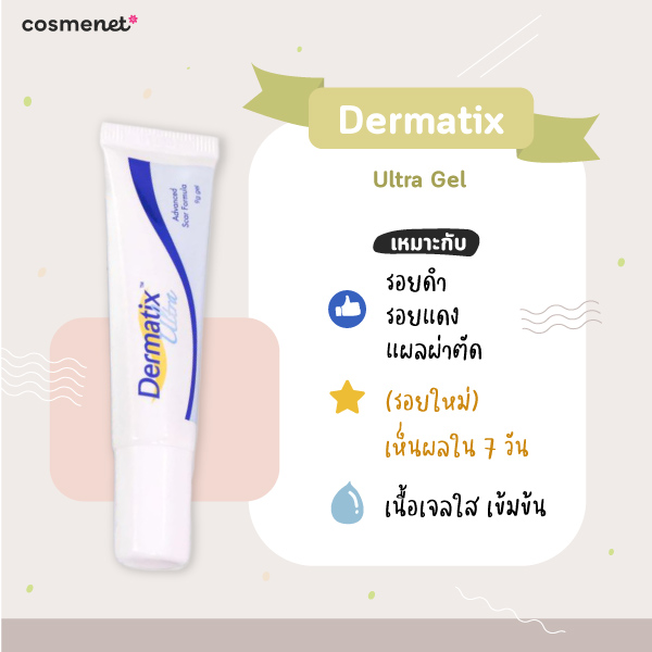 ครีมลดรอยสิว Dermatix Ultra Gel