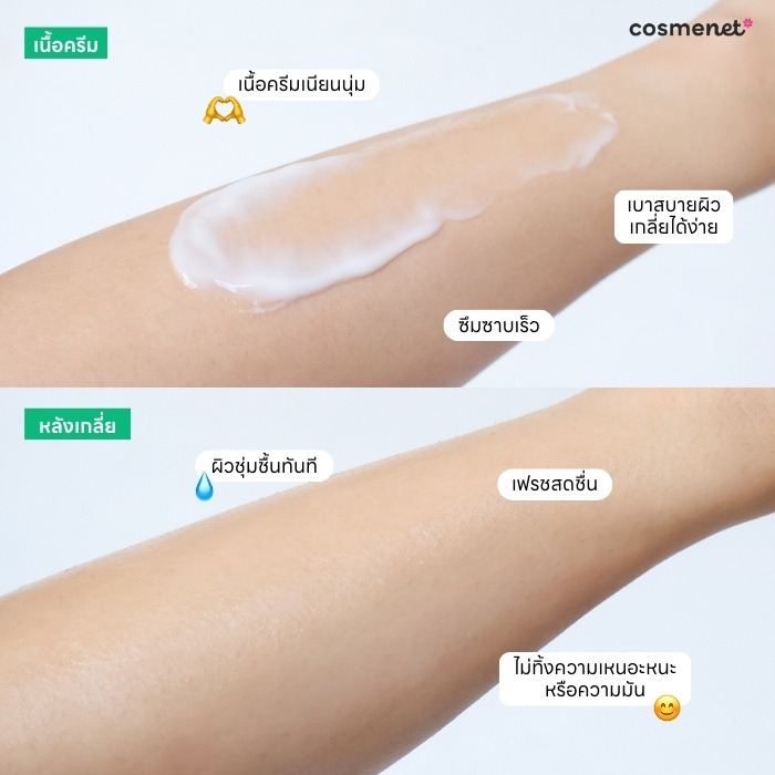 รีวิวมอยเจอร์ไรเซอร์ Innisfree Green Tea Seed Hyaluronic Cream 