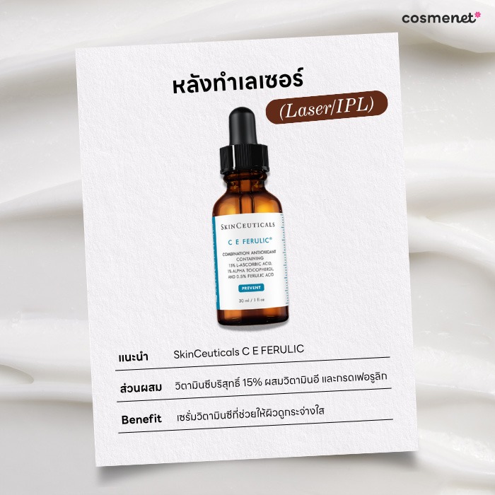 Integrated Skincare คืออะไร? เทรนด์ที่คน 'ทำหัตถการ' ต้องรู้ เลือกสกินแคร์อย่างไร ให้เสริมผลลัพธ์ SkinCeuticals C E FERULIC