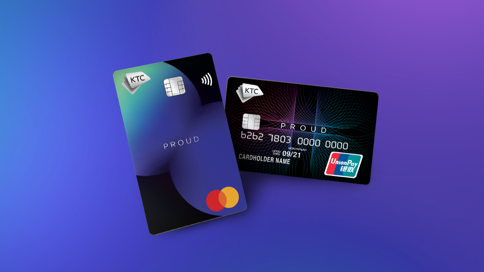 บัตรเครติด KTC-PROUD-Card-placement