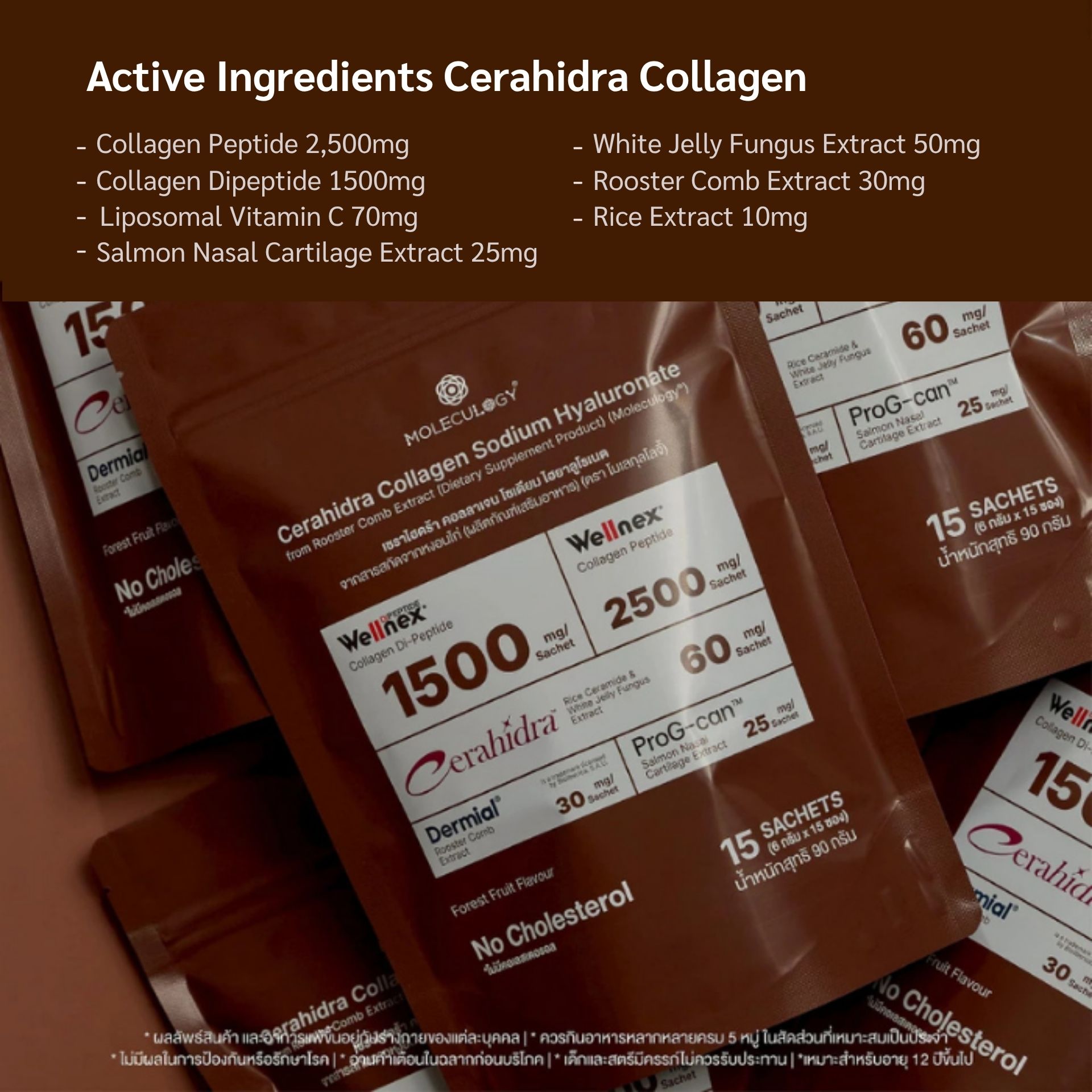 คอลลาเจนเซราไฮดร้า Moleculogy CeraHidra Collagen คอลลาเจนเซราไฮดร้า Moleculogy CeraHidra Collagen