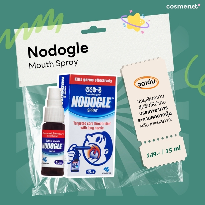 สเปรย์พ่นคอ Nodogle Mouth Spray