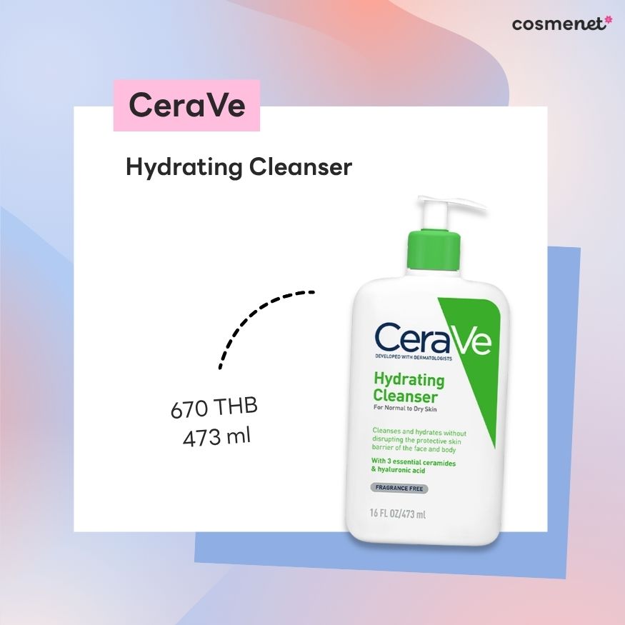 เจลล้างหน้าลดสิว CeraVe Hydrating Cleanser