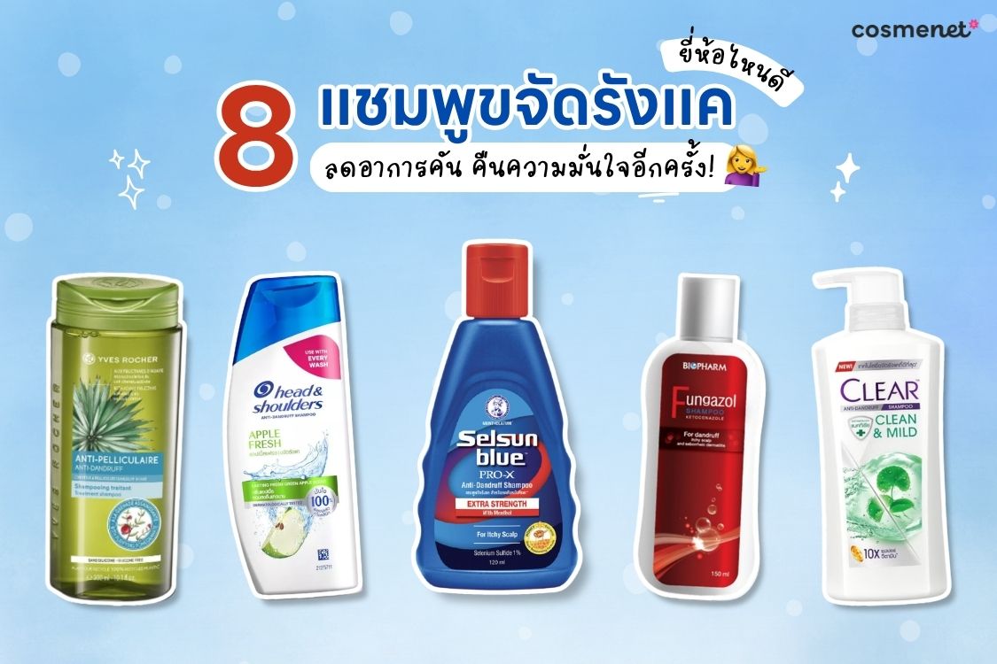 แชมพูขจัดรังแค ยี่ห้อไหนดี
