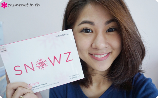 รีวิวอาหารเสริมผิวขาว SNOWZ