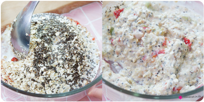 ขนมคลีน overnight oats