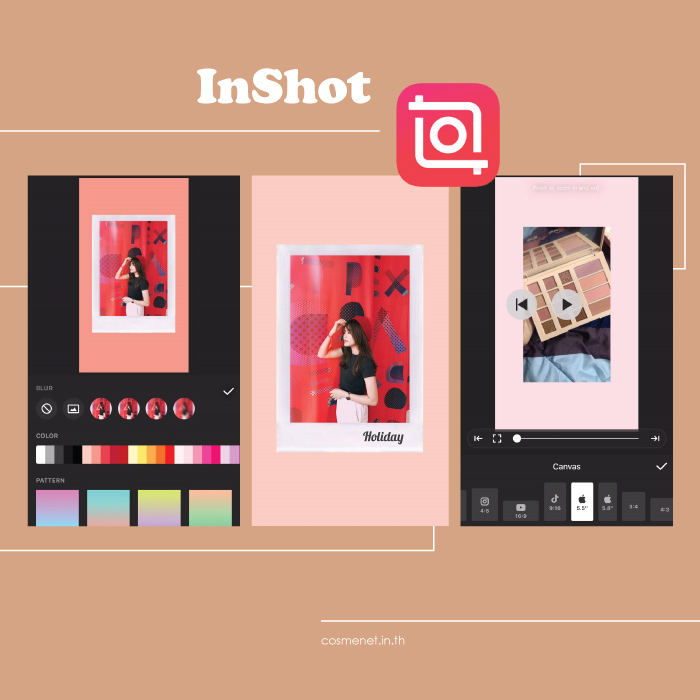 แอพแต่งรูป inshot