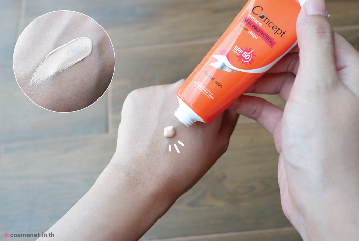 concept physical sun protection cream