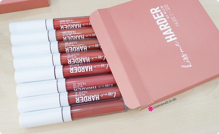 รีวิวลิป 4U2 Kiss me Harder Nude Creamy Matt Liquid Lipstick