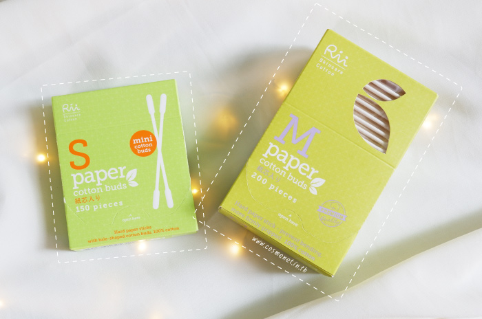 รีวิว สำลีก้าน Rii Paper cotton buds