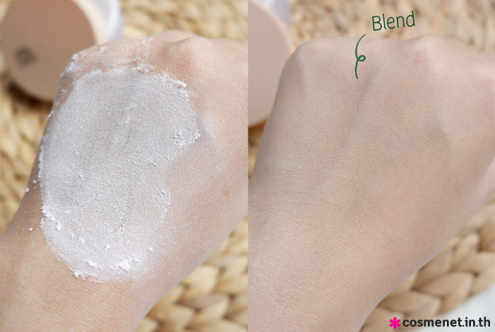 รีวิวแป้งฝุ่นคุมมัน De Leaf Thanaka Duo Translucent Loose Powder