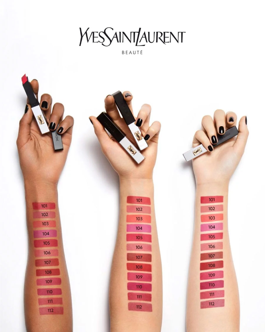 ysl rouge pur couture the slim sheer matte swatch