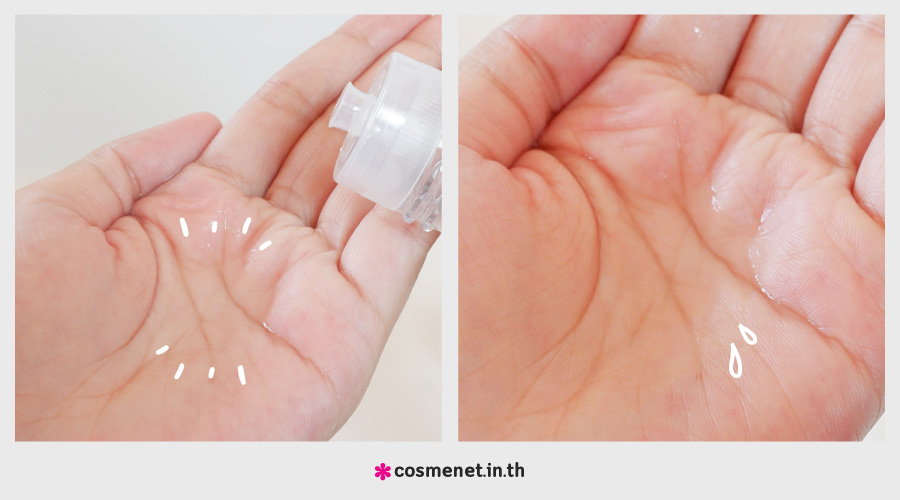 รีวิวเนื้อสัมผัส SEKKISEI Clear Wellness Pure Conc