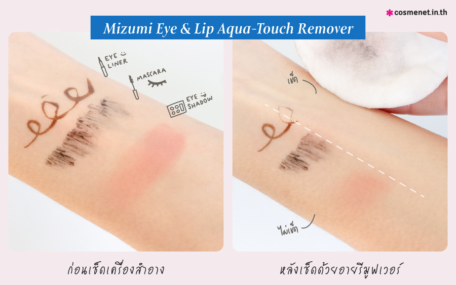 eye remover ยี่ห้อไหนดี Mizumi Eye & Lip Aqua-Touch Remover