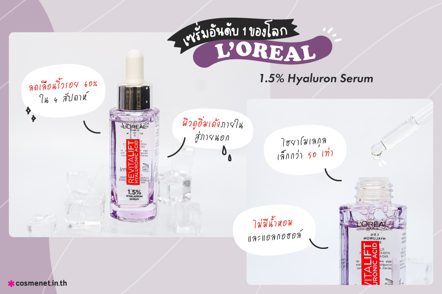 L'Oreal Paris Revitalift 1.5% Hyaluron Serum เซรั่ม