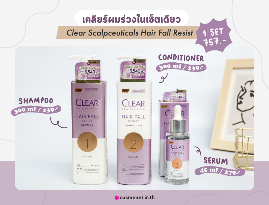 เซรั่มบำรุงเส้นผมและหนังศีรษะ Clear Scalpceuticals Serum Youth Revitaliser