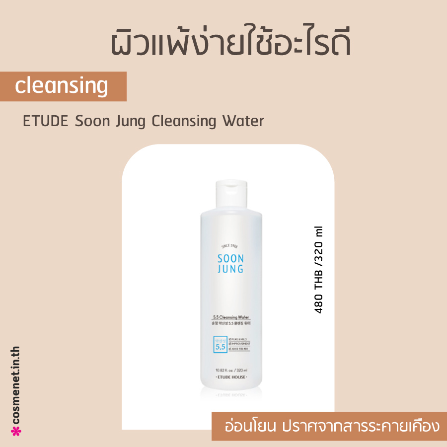 ETUDE Soon Jung Cleansing Water